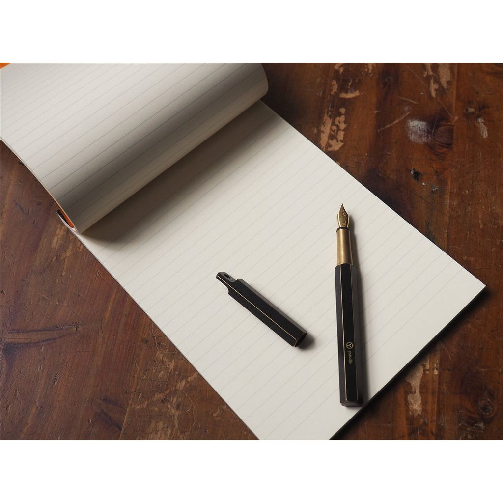 Rhodia "R" Premium Paper Lined Pad - Black(A5)