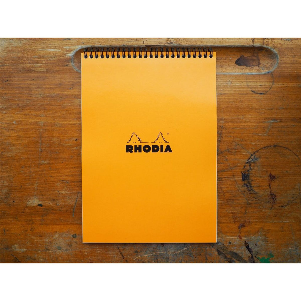 Rhodia Top Spiral Pad No. 18 - Graph - Orange (A4)