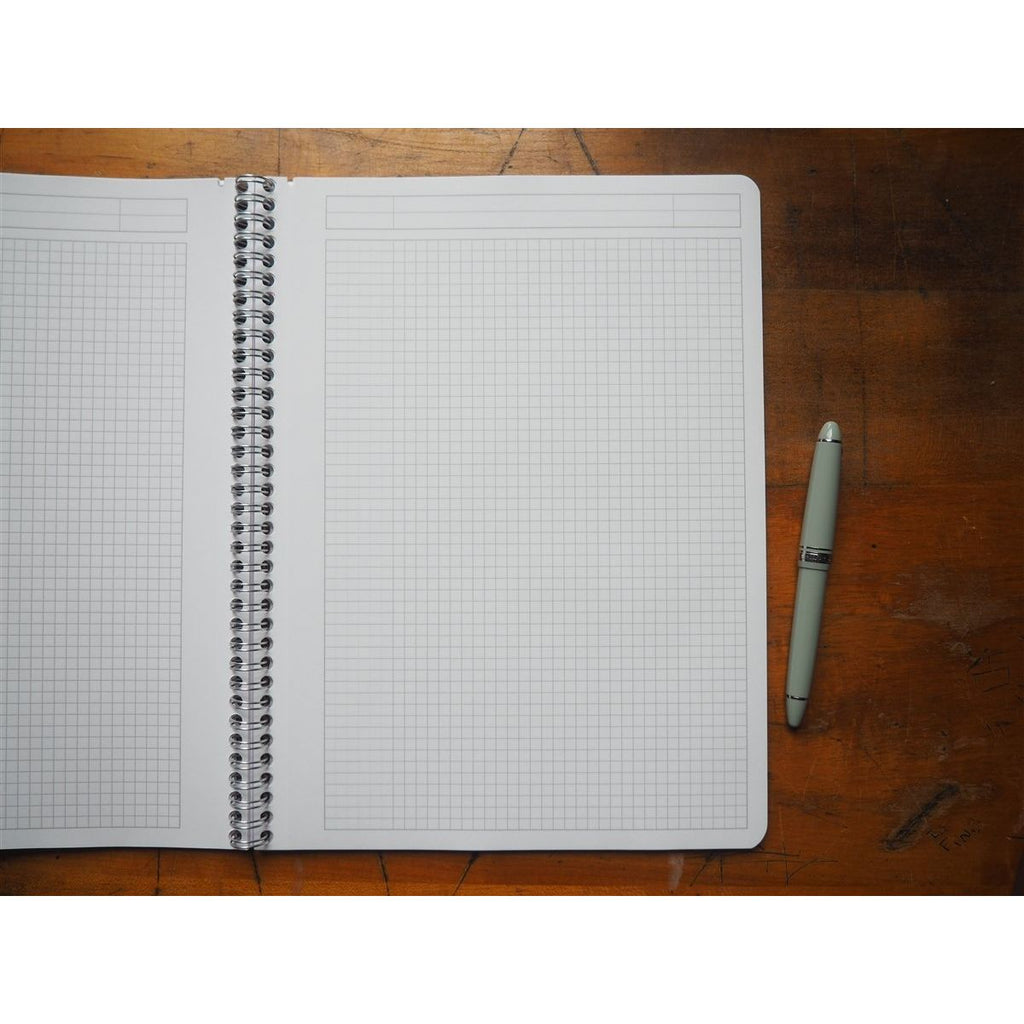 Rhodia Classic Spiral Bound Notebook Graph - A4 Ice White (22.5cm x 29.7cm)