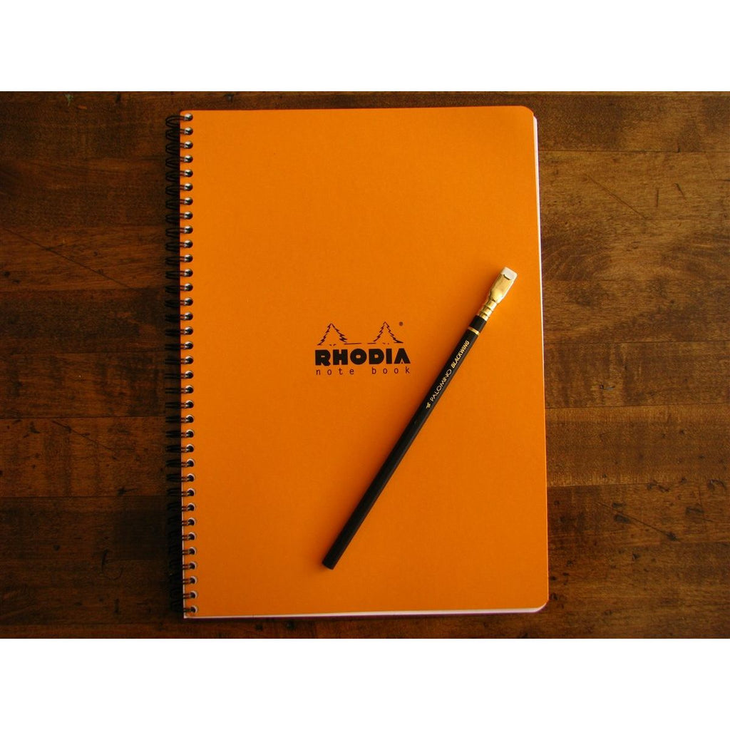 Rhodia Classic Spiral Bound Notebook Lined - A4 Orange (21cm x 29.7cm)