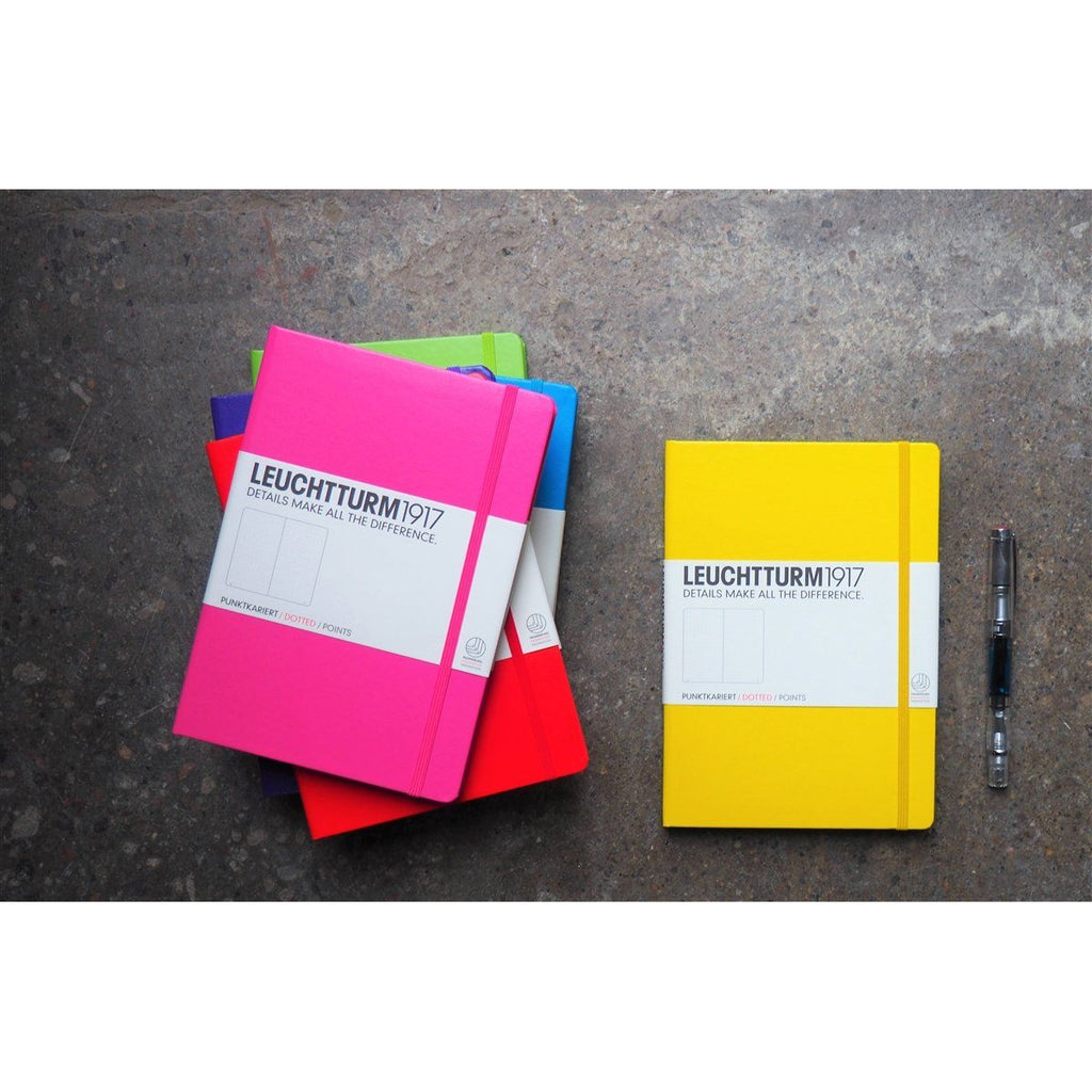 Leuchtturm Hardcover A5 Notebook - Lemon (Dot)