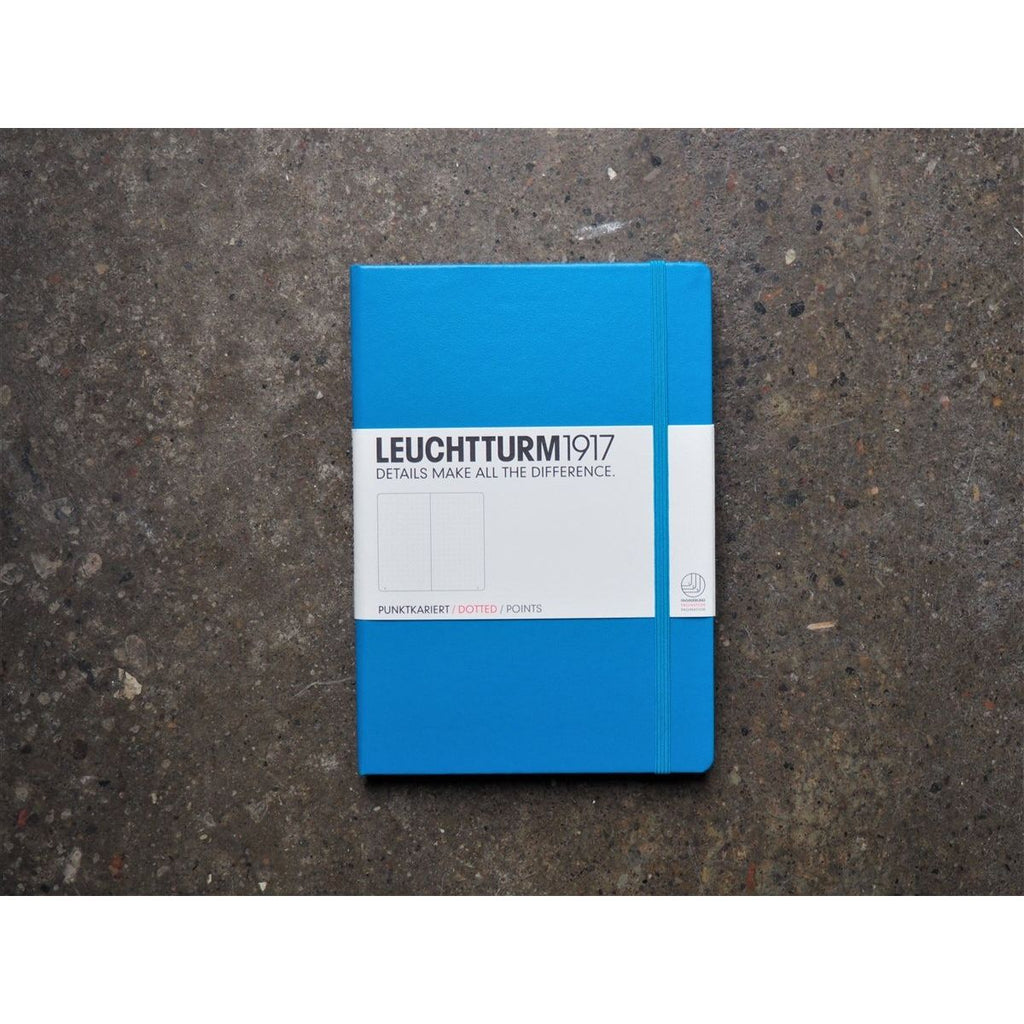 Leuchtturm Hardcover A5 Notebook - Azure (Dot)