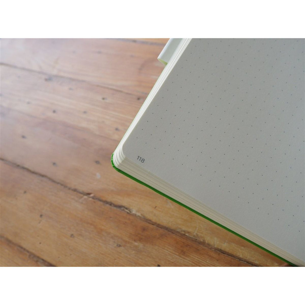 <center>Leuchtturm Hardcover A5 Notebook - Fresh Green (Dot)</center>