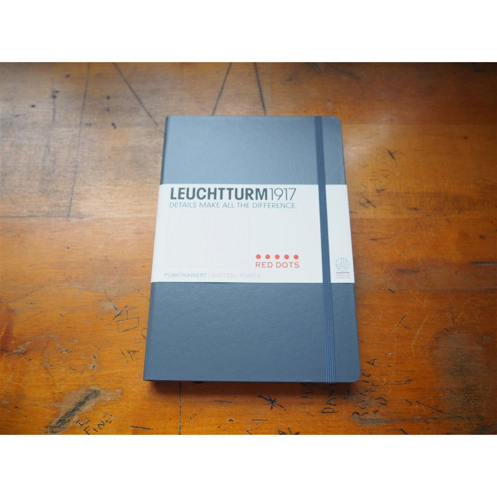 <center>Leuchtturm Hardcover A5 Notebook - Special Edition - Anthracite (Red Dot)</center>