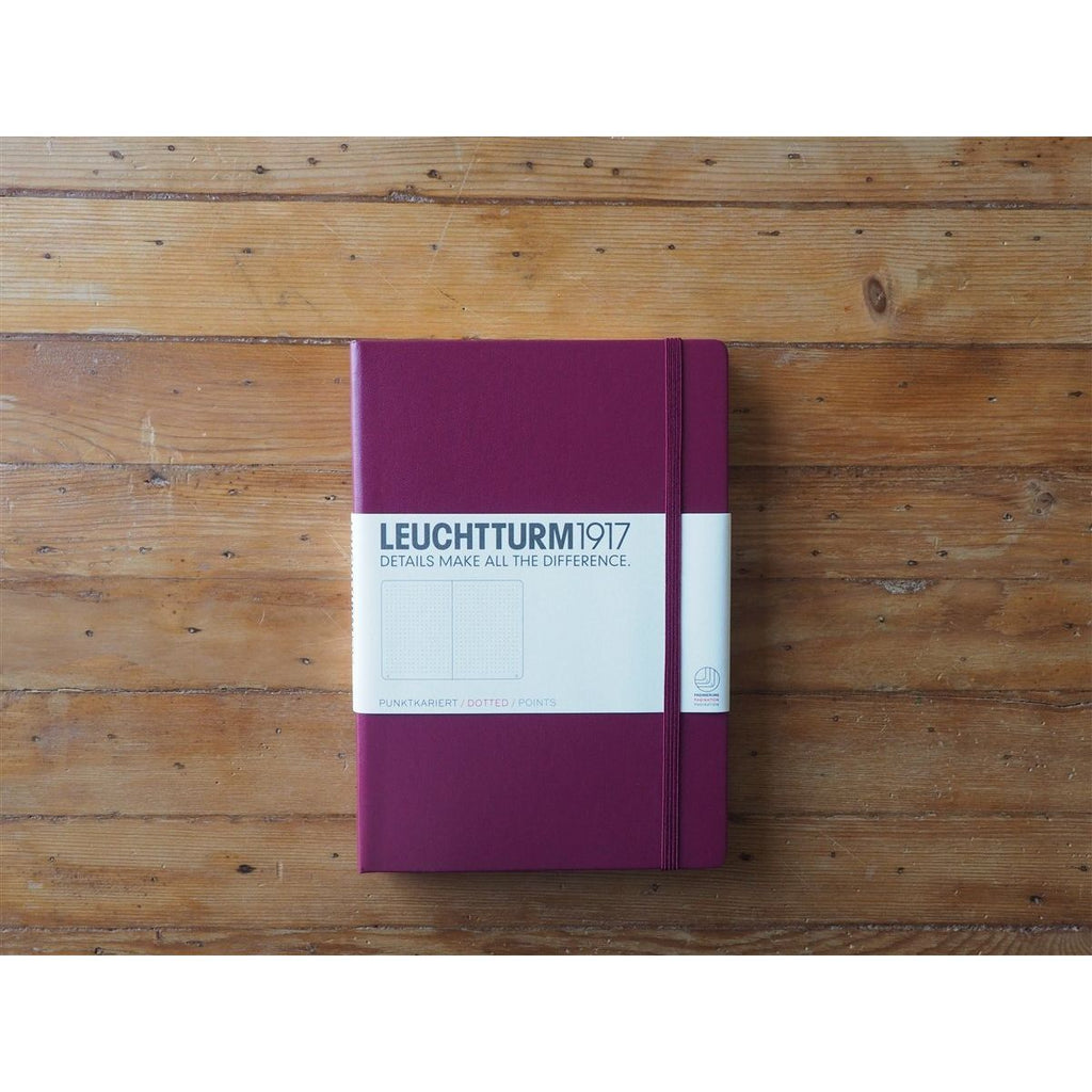 Leuchtturm Hardcover A5 Notebook - Port Red (Dot)
