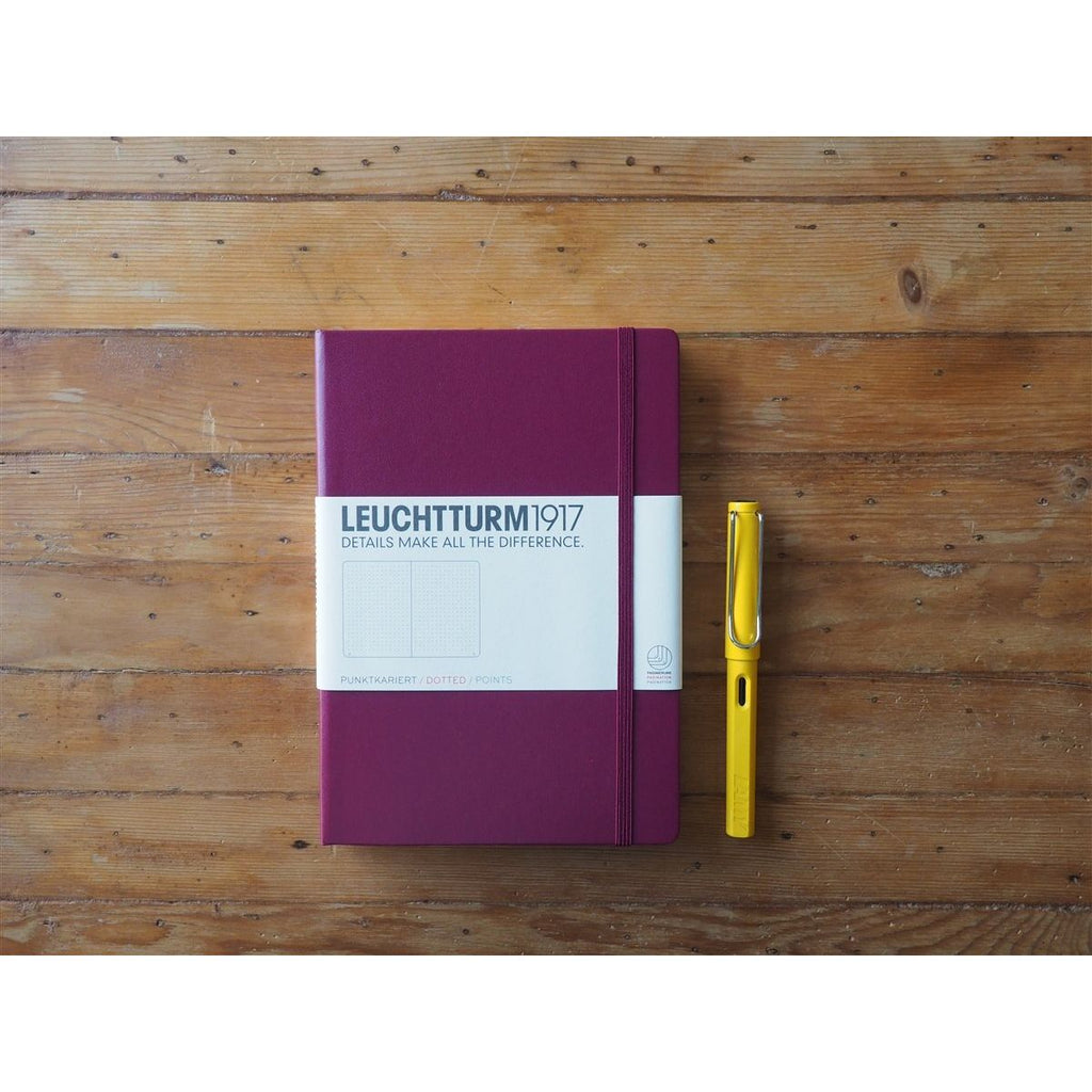 Leuchtturm Hardcover A5 Notebook - Port Red (Dot)