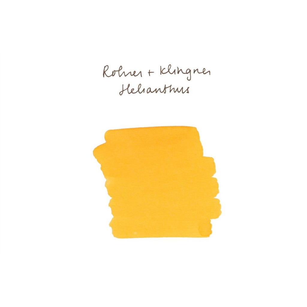 Rohrer & Klingner Fountain Pen Ink (50mL) - Helianthus (Yellow)