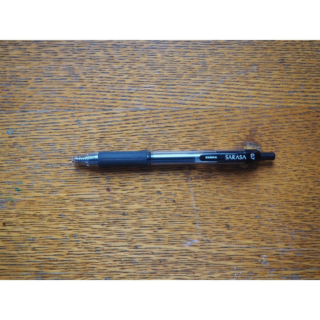 Zebra Sarasa 0.7 Retractable Gel Pen - Black