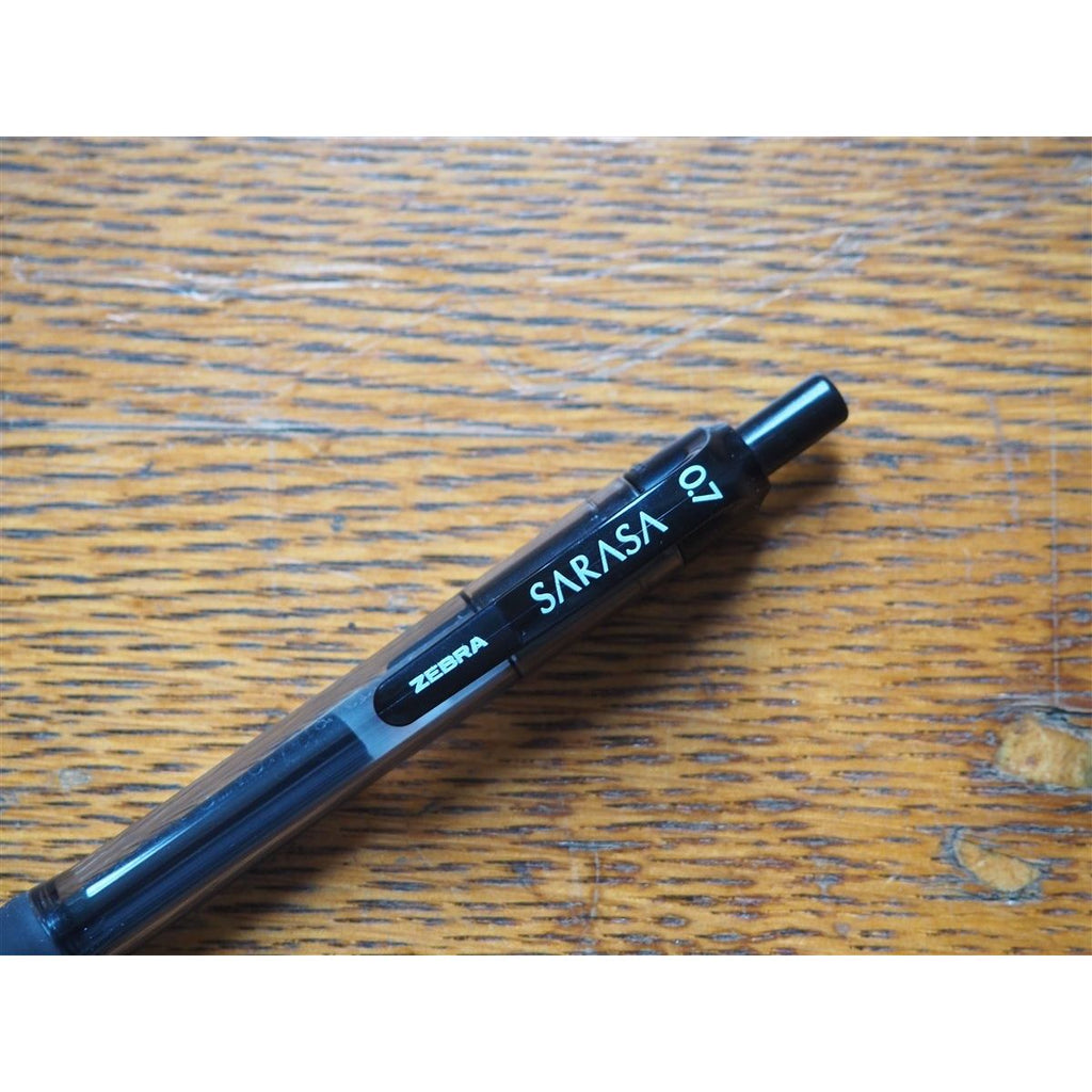 Zebra Sarasa 0.7 Retractable Gel Pen - Black