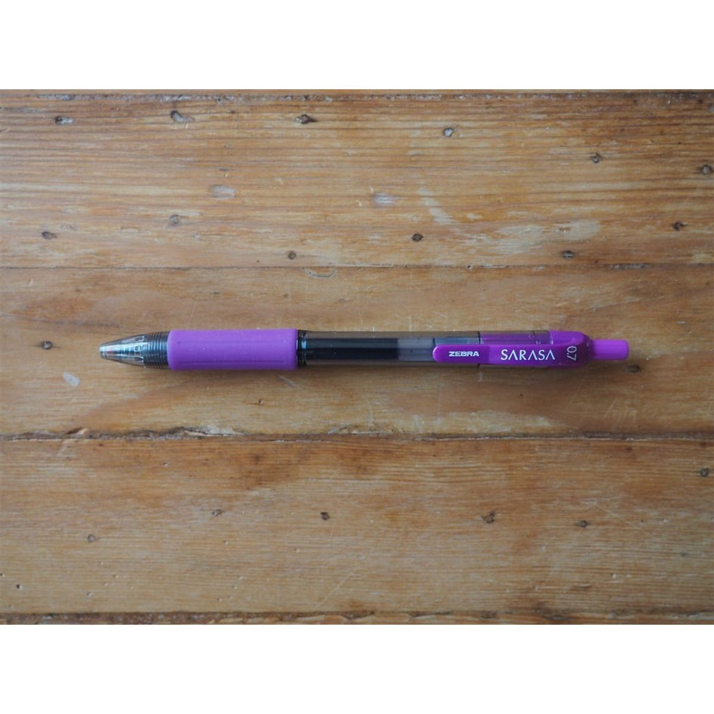 Zebra Sarasa 0.7 Retractable Gel Pen - Violet