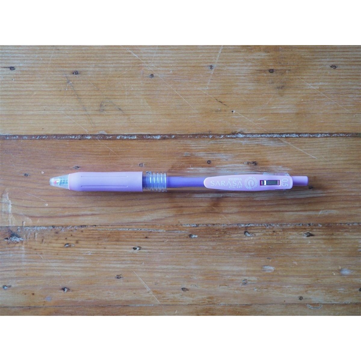 Zebra Sarasa Clip Gel Pen - 0.5 mm - Milk Purple