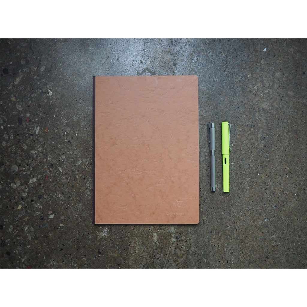 Clairefontaine Age-Bag Tan Notebook A4 - Lined