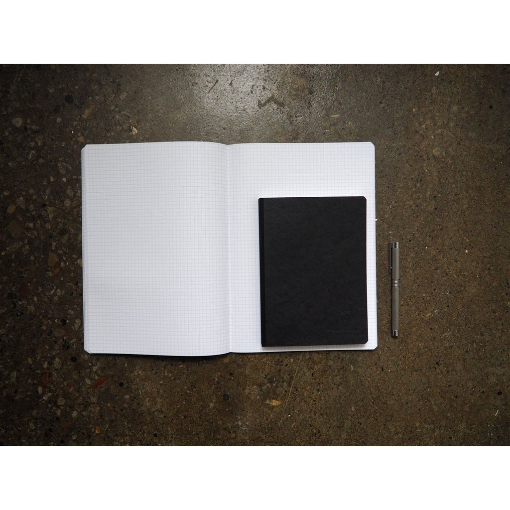 Clairefontaine Age-Bag Black Notebook A5 - Graph