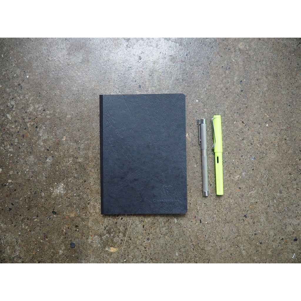 <center>Clairefontaine Age-Bag Black Notebook A5 - Lined</center>