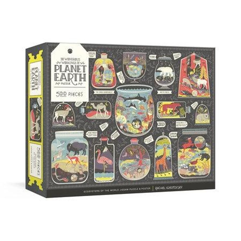 The Wonderous Workings of Planet Earth Puzzle by Rachel Ignotofsky  - 500 Piece Puzzle