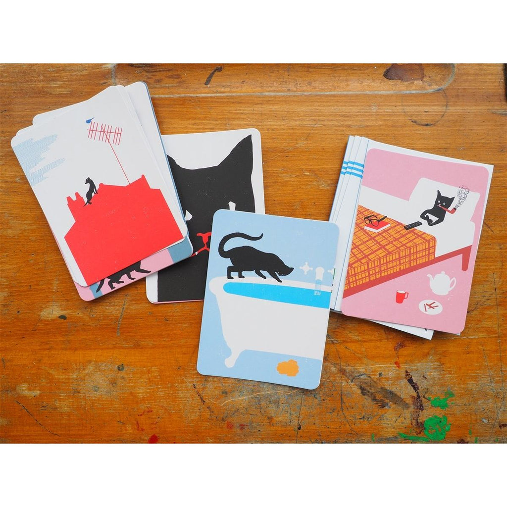 Le Chat Noir - 20 Correspondence Cards & Envelopes