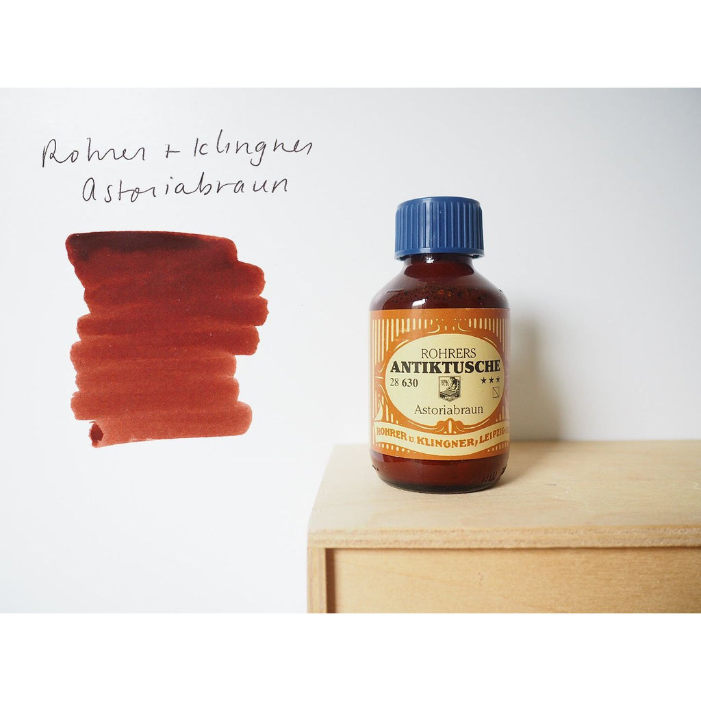 Rohrer & Klingner Traditional Ink (100mL) - Astoriabraun