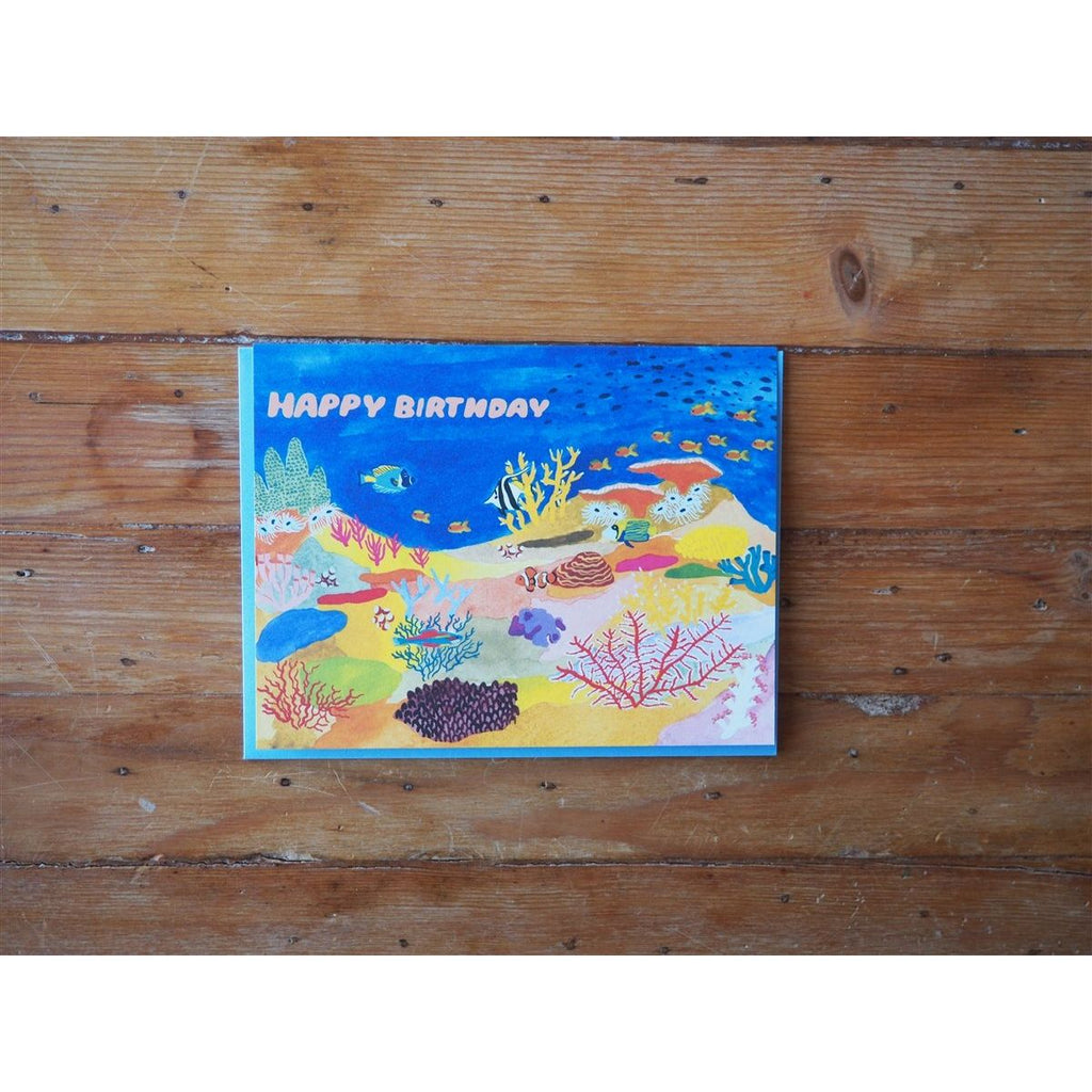 Small Adventure Birthday Card - Coral Reef