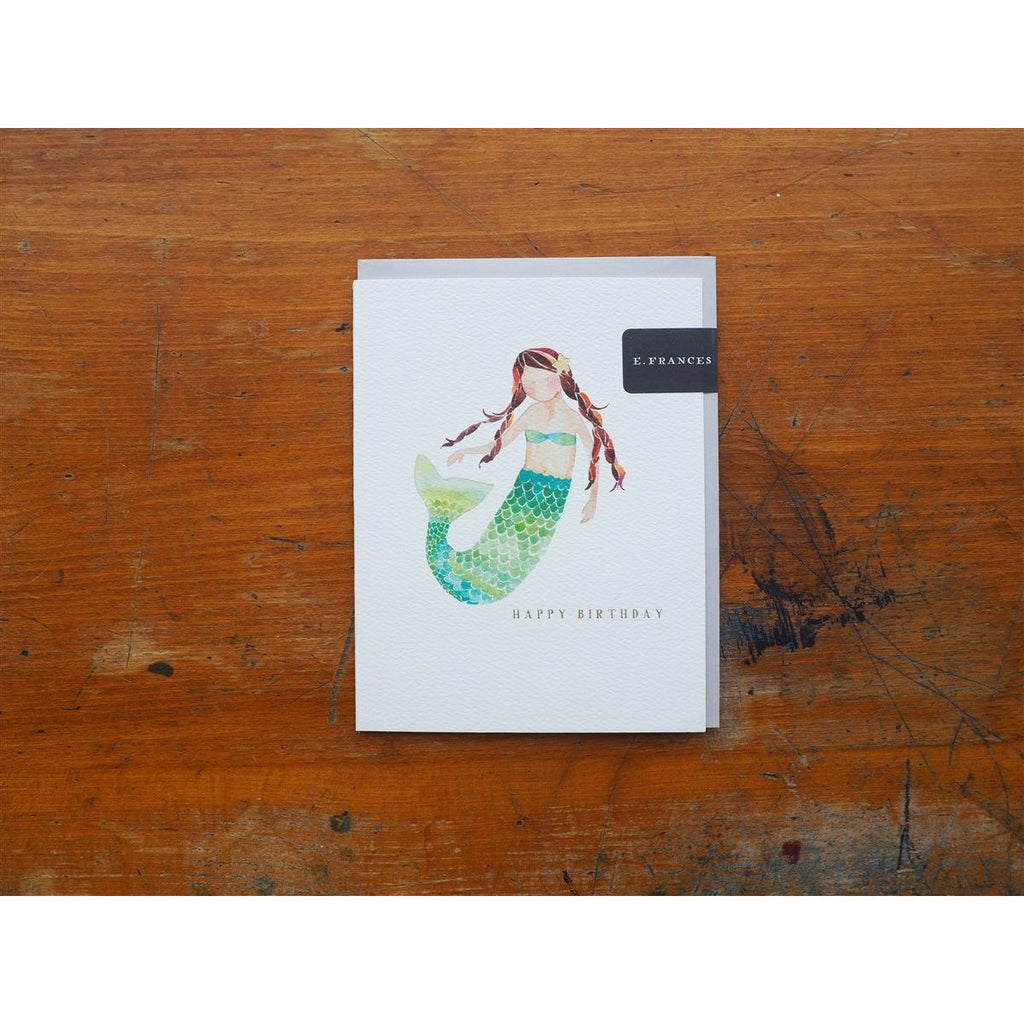E. Frances Paper - Birthday Card - Mermaid