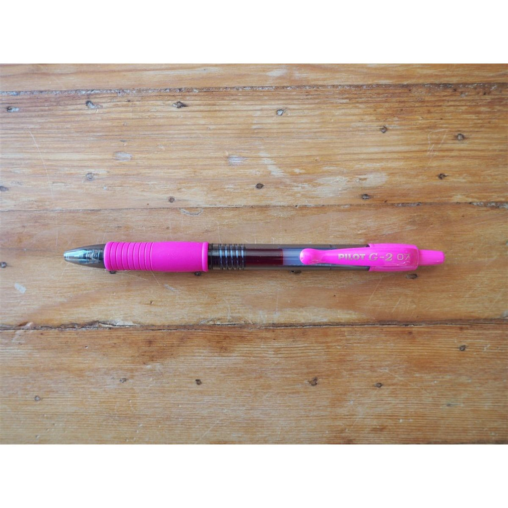 Pilot G-2 0.7mm Gel Pen - Pink