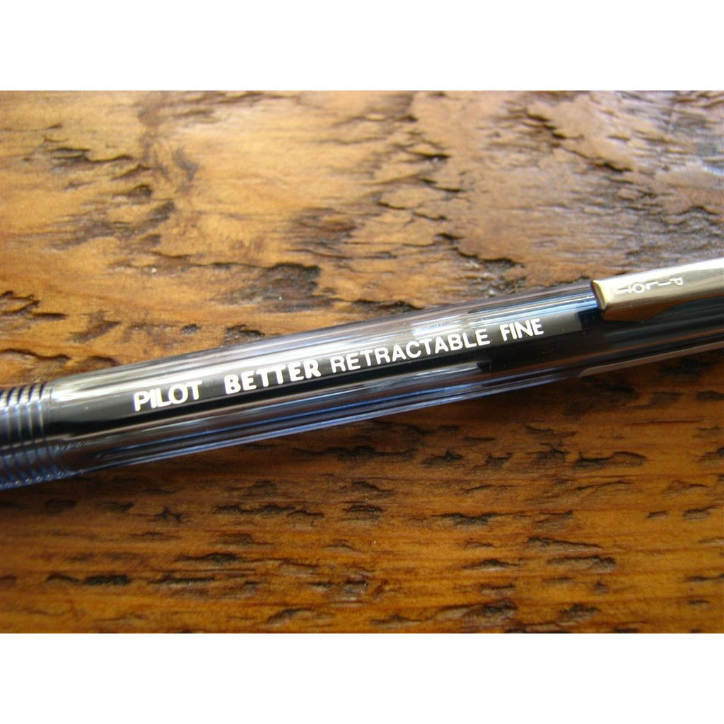 Pilot Better Retractable Ballpoint Pen - Black