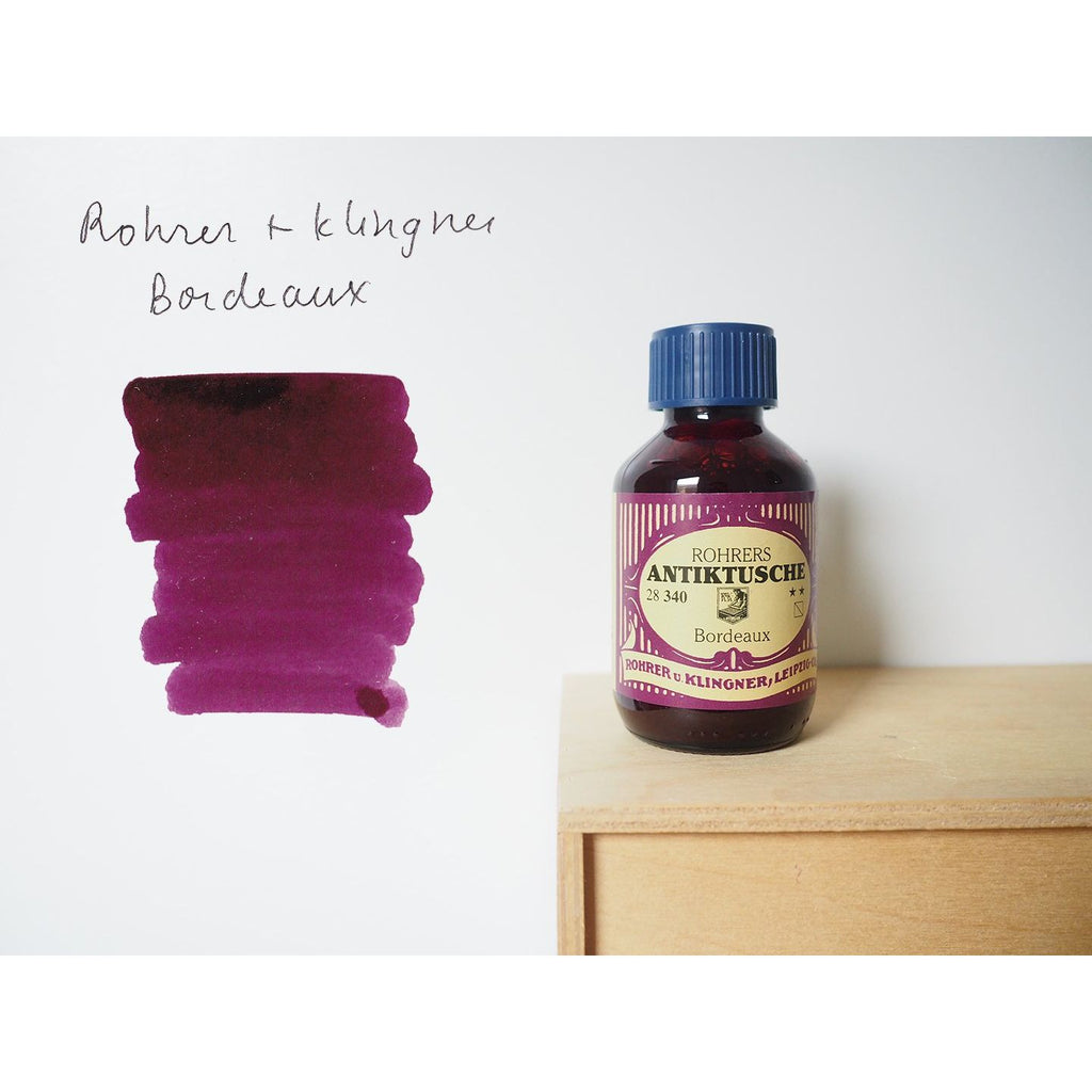 Rohrer & Klingner Traditional Ink (100mL) - Bordeaux