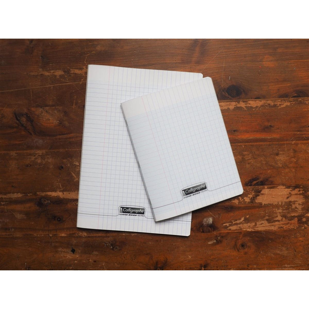 Clairefontaine Staplebound Notebook (17 x 22cm) - Seyes French Ruled - Transparent - A5