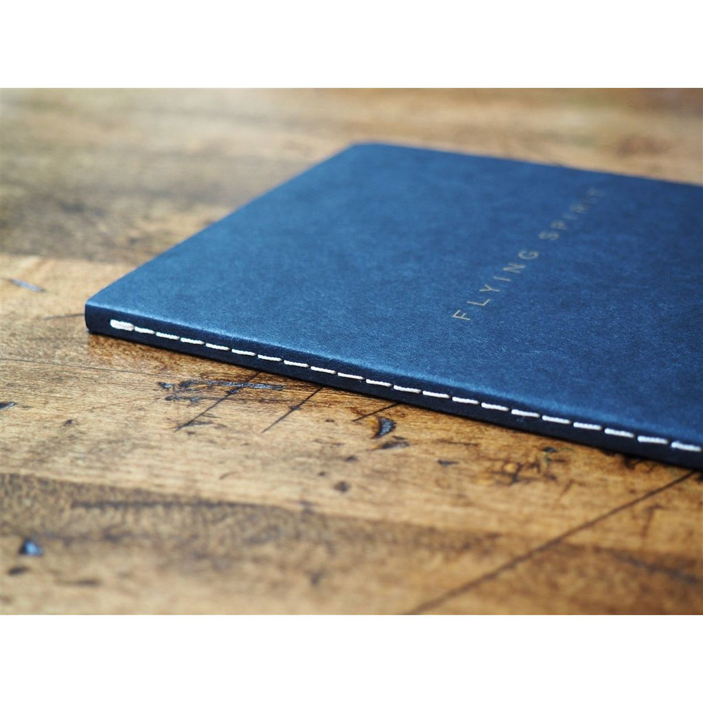 Clairefontaine Flying Spirit Stitchbound Notebook (11 x 17cm) Black - Lined