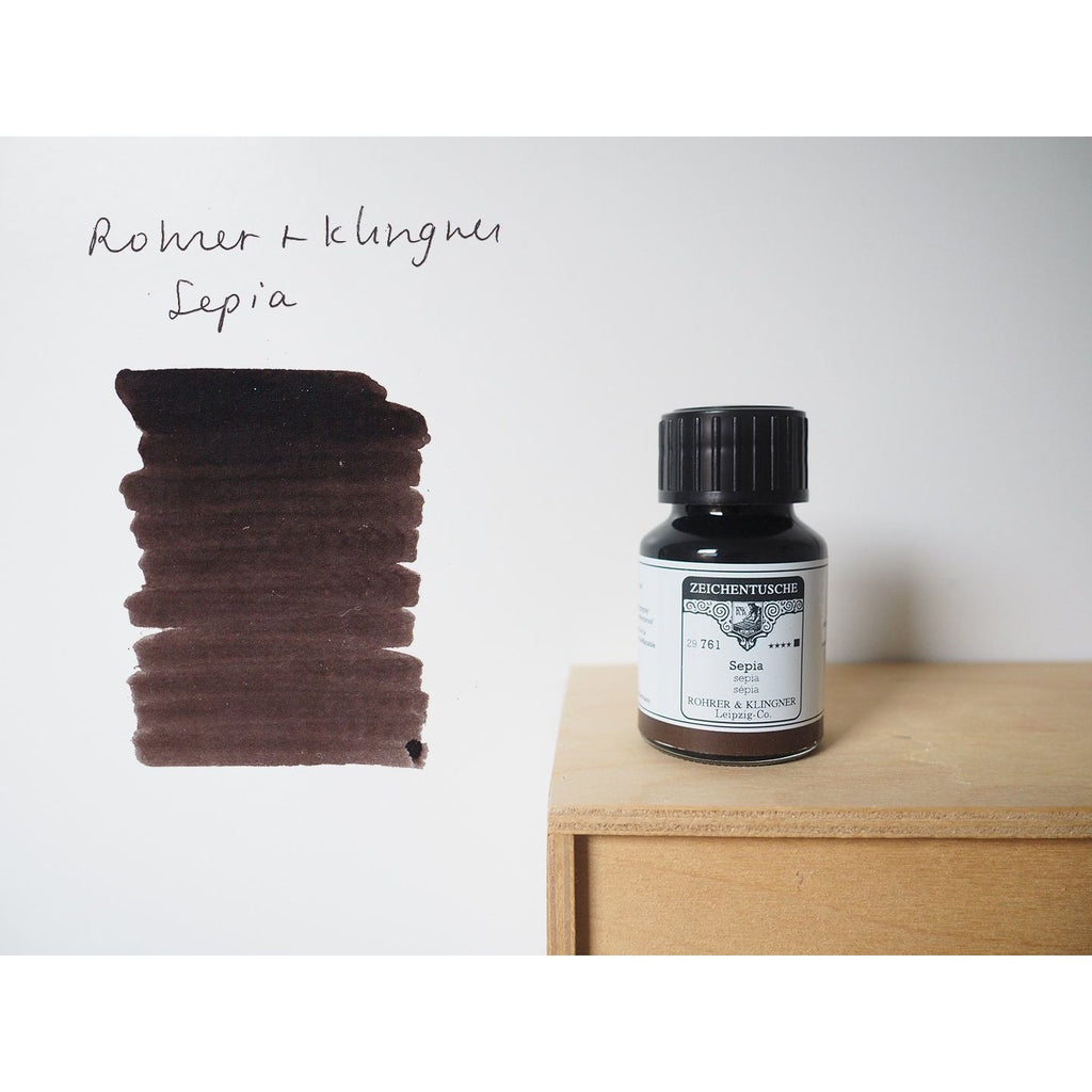 Rohrer & Klingner - Sepia - Calligraphy Ink (50mL)