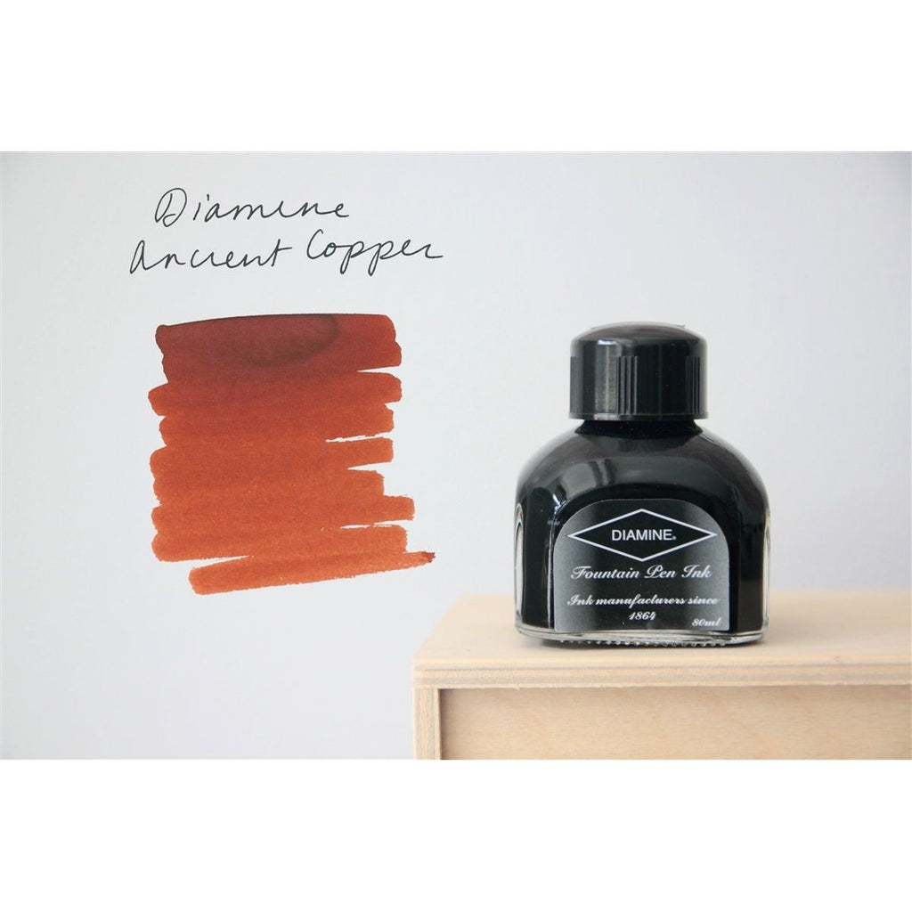 Diamine Fountain Pen Ink (80mL) - Ancient Copper