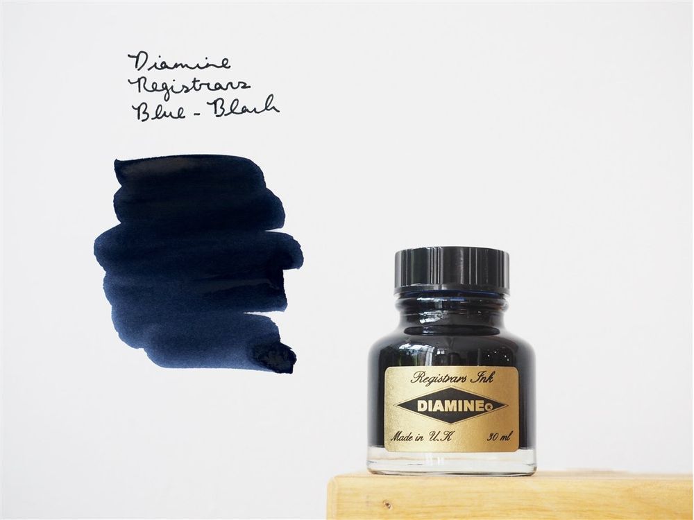 Inchiostro Diamine Registrar's Blu/Nero - Bottiglia 30ml - Foto 11