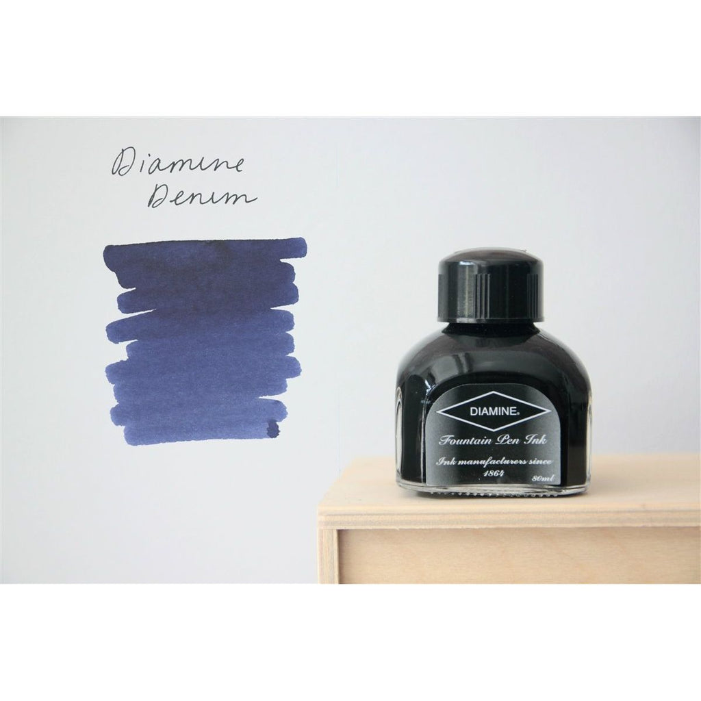 Diamine Fountain Pen Ink (80mL) - Denim