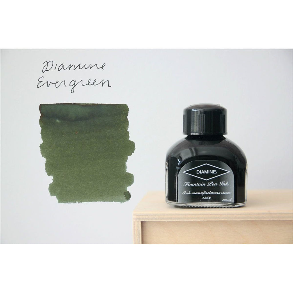 Diamine Fountain Pen Ink (80mL) - Evergreen