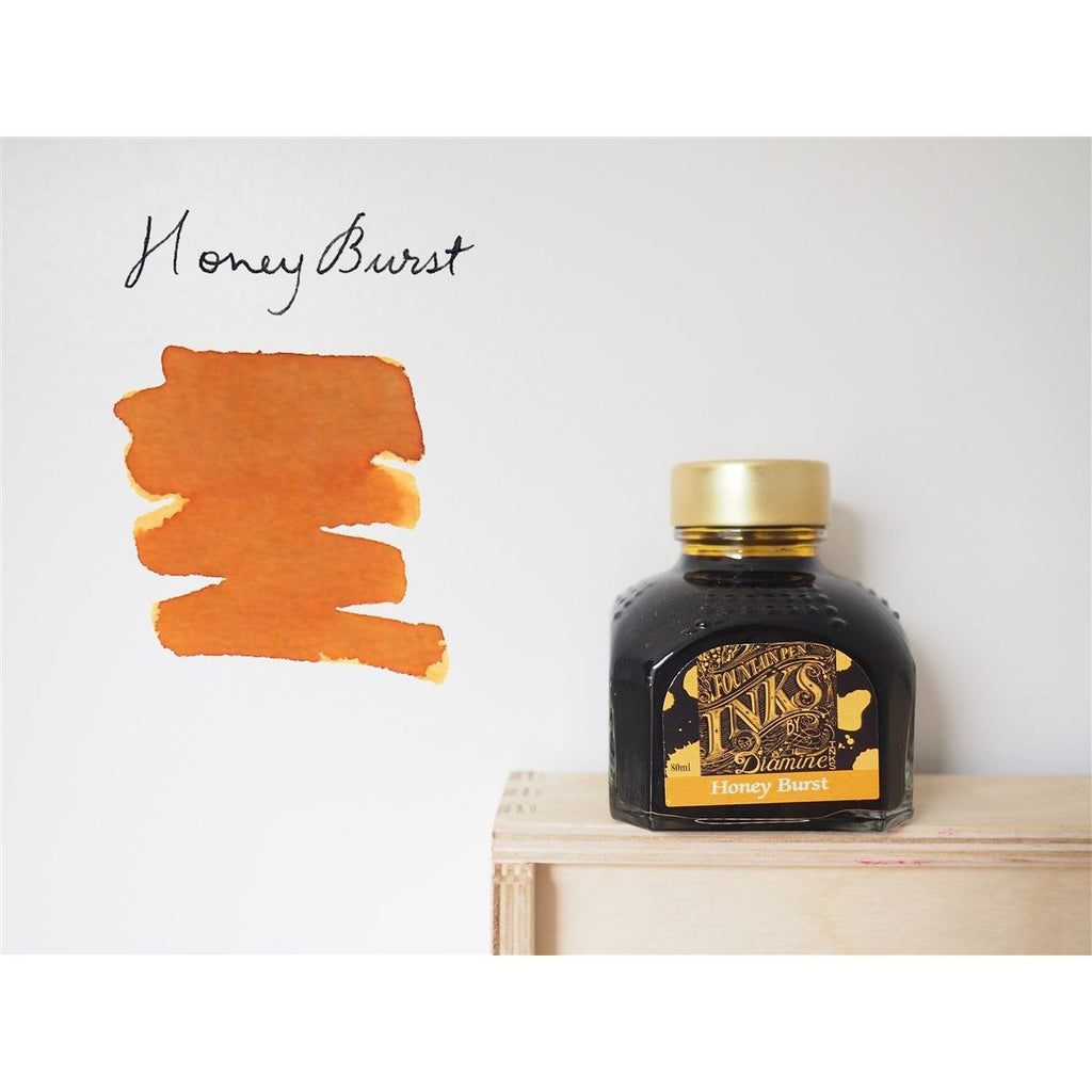 Diamine Fountain Pen Ink (80mL) - Honey Burst