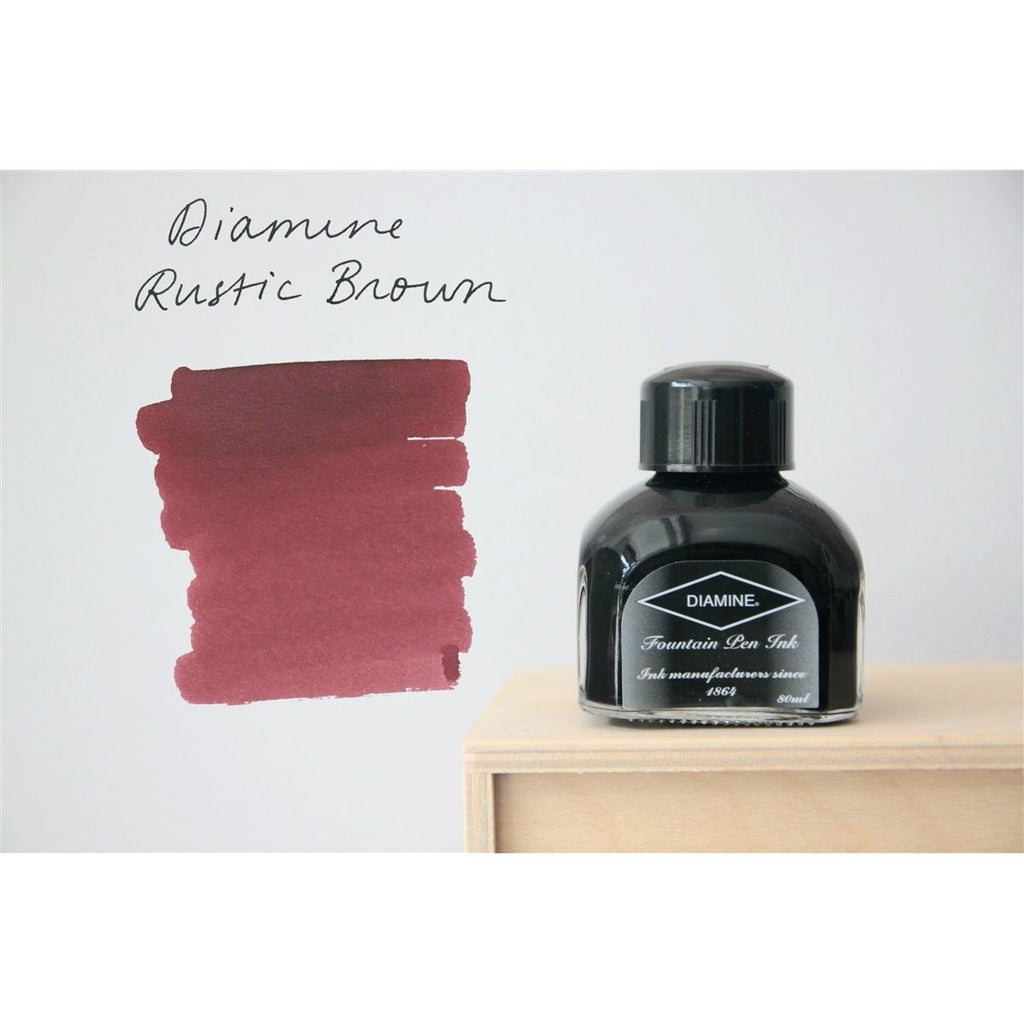 Diamine Fountain Pen Ink (80mL) - Rustic Brown