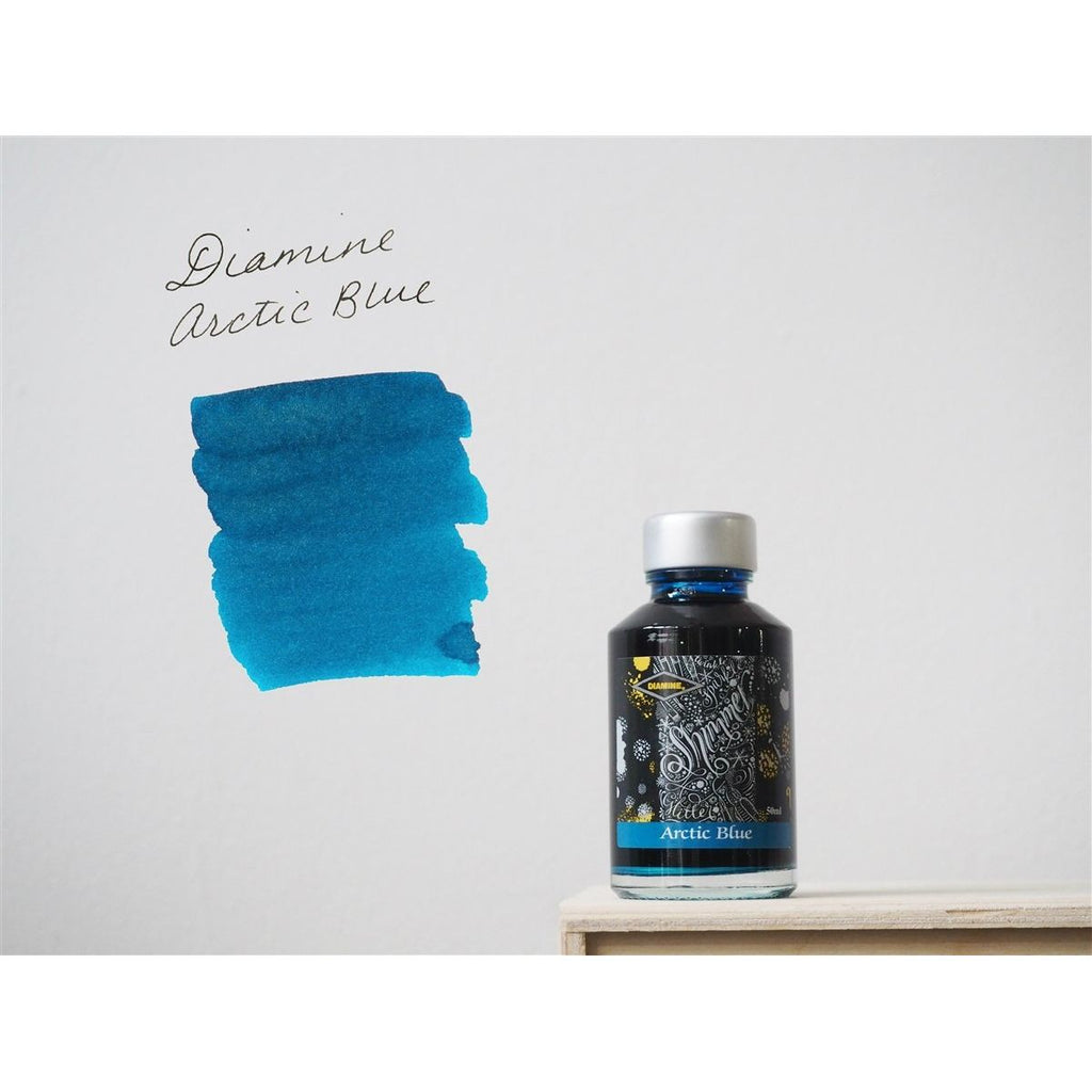 Diamine Shimmertastic: Arctic Blue (50 mL)