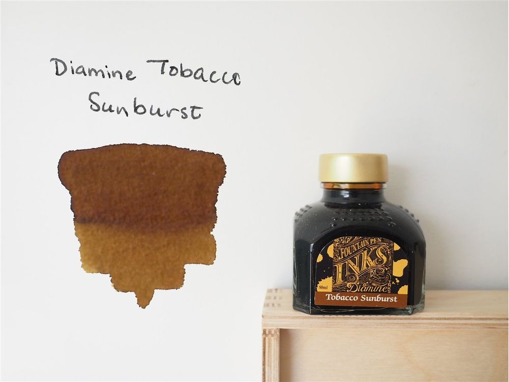 Diamine Fountain Pen Ink (80mL) - Tobacco Sunburst – Wonder Pens