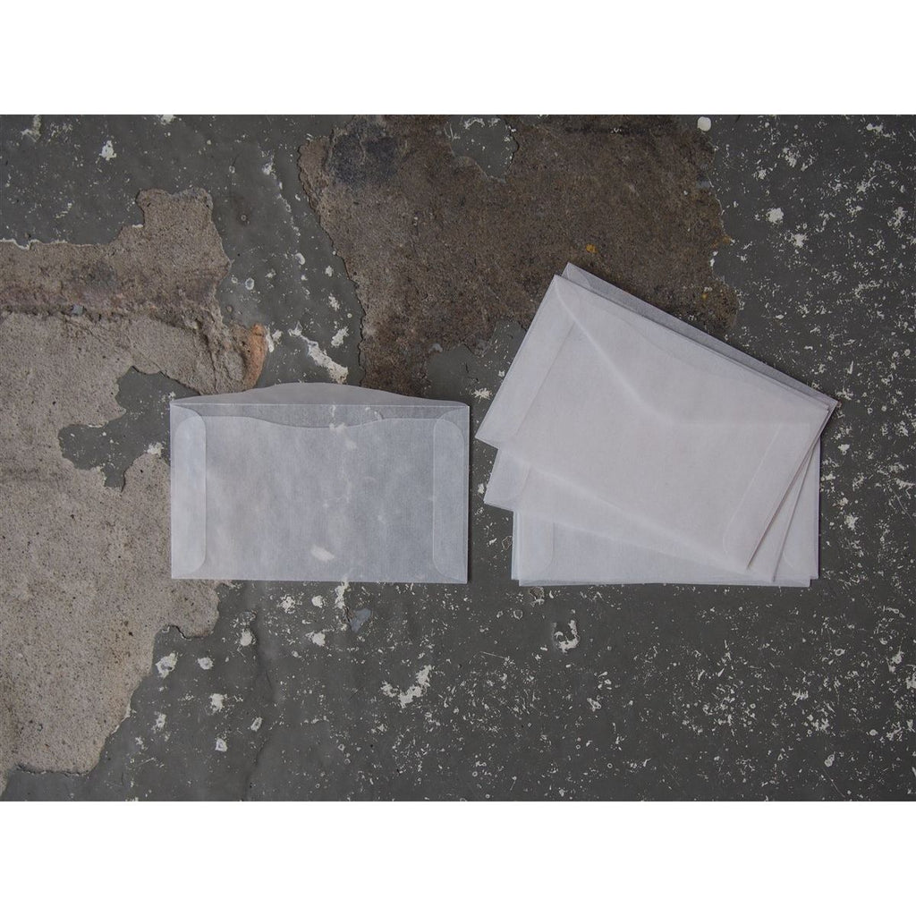Glassine Envelopes 20 Pack- 4.25" x 2.5"