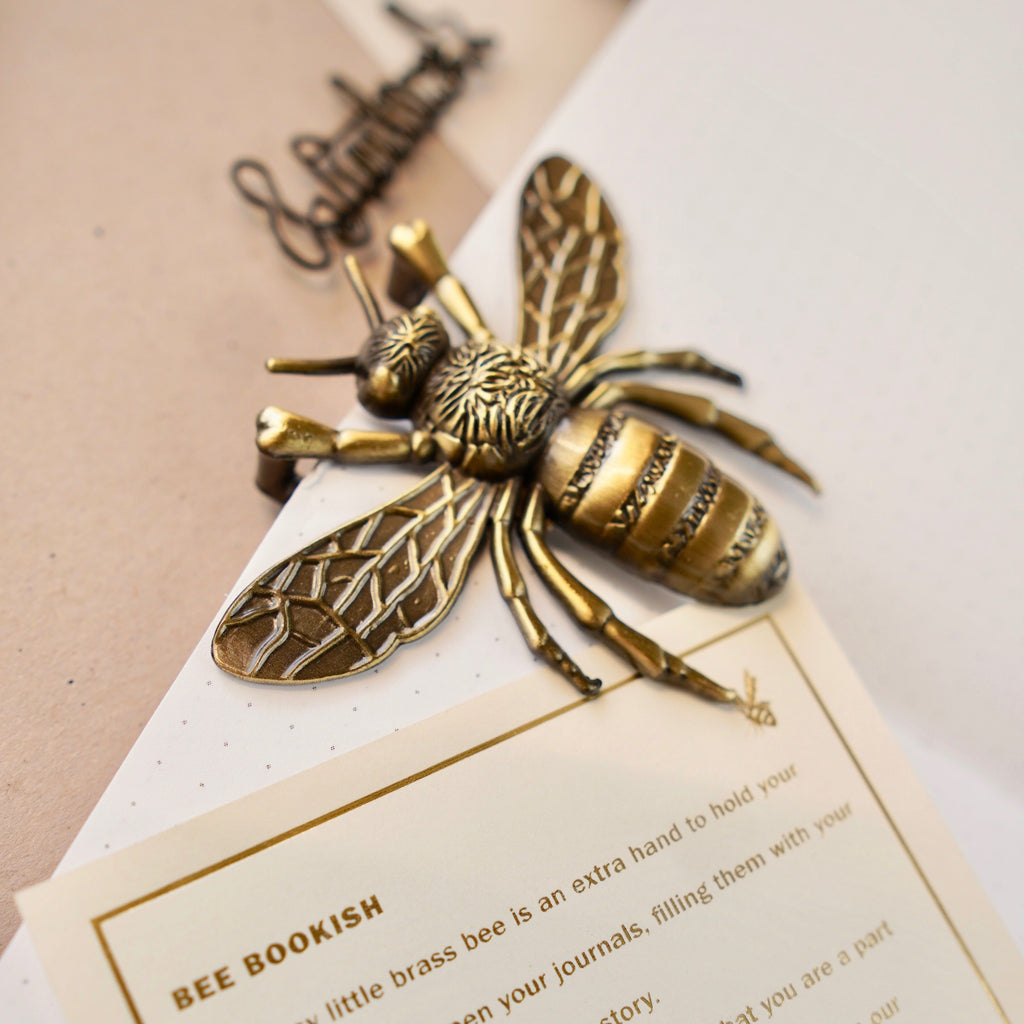 Esterbrook Bee Book Holder - Brass