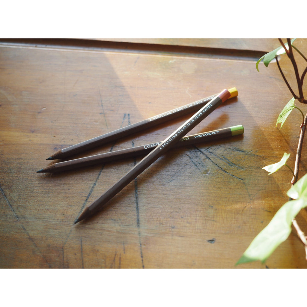 Caran d'Ache - Limited Edition - Set of 3 NESPRESSO SWISS WOOD Pencils