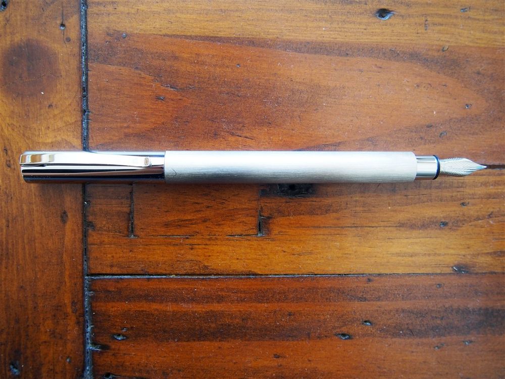 Faber-Castell Ambition Fountain Pen - Stainless Steel