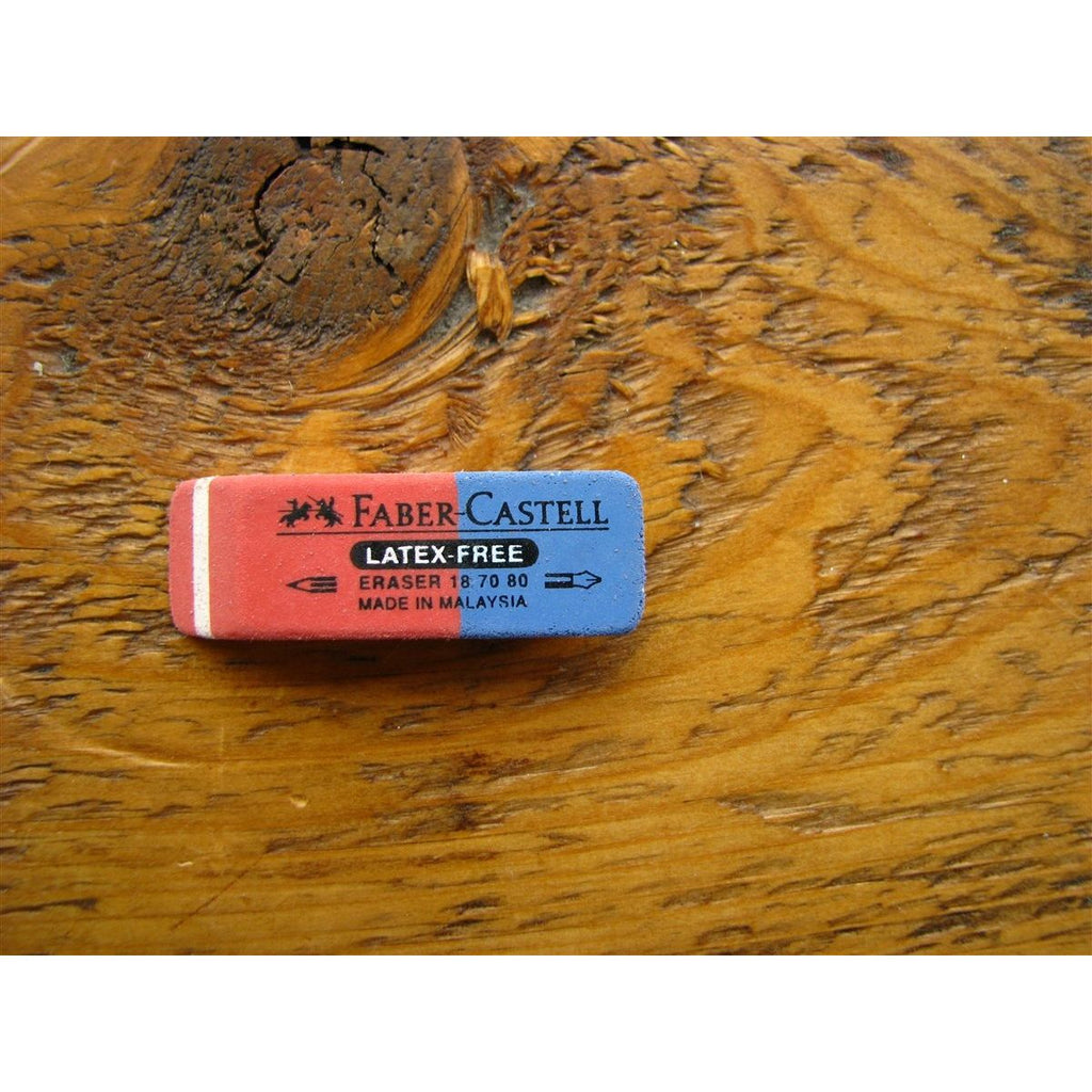 Faber-Castell Blue-Red Eraser