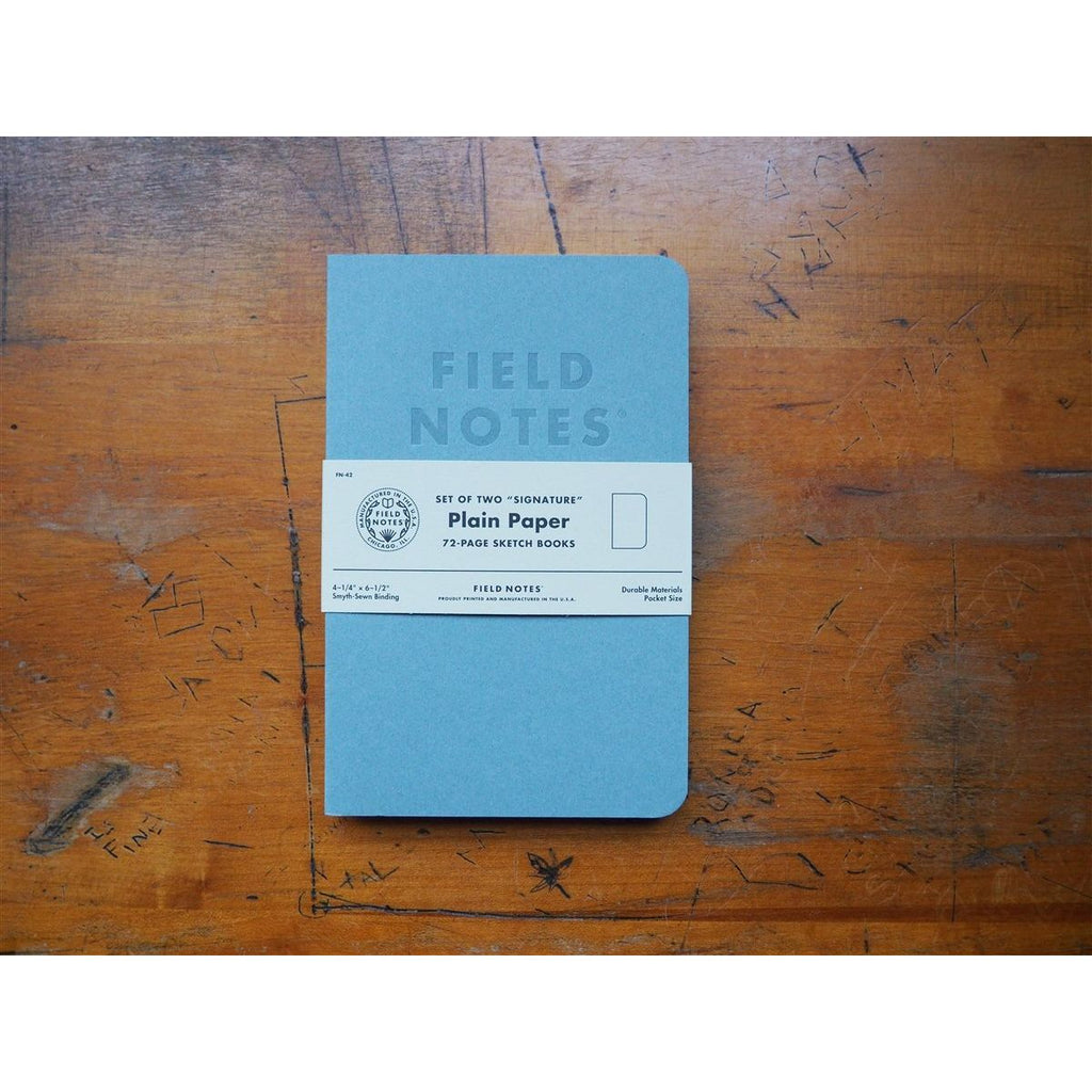 Field Notes Signature Notebooks - Plain