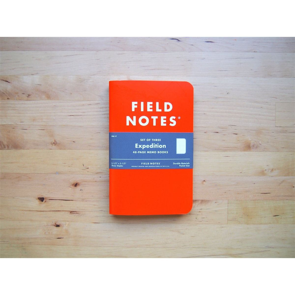 Field Notes Expedition Edition 3-Pack - Dot