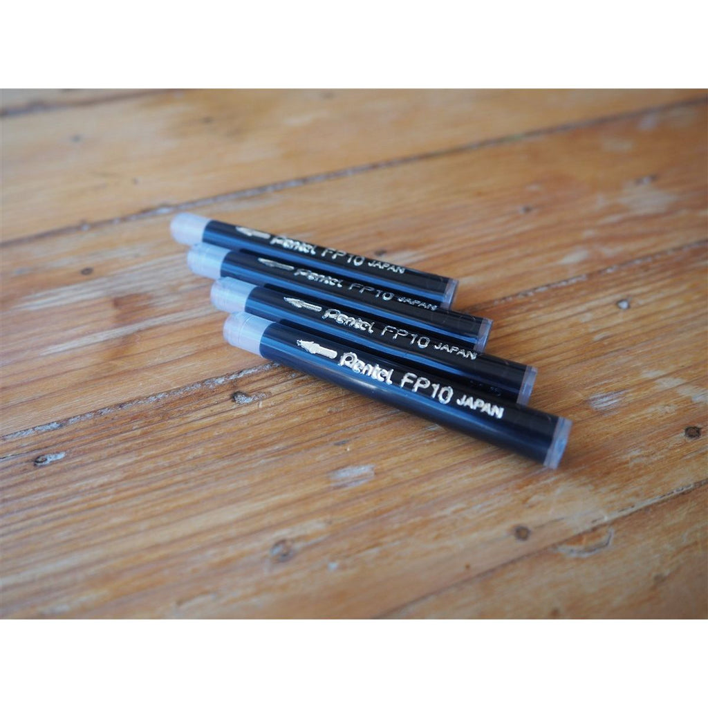 Pentel Brush Pen Cartridge - Black (4pk)