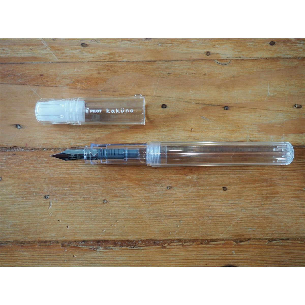 Pilot Fountain Pen Kakuno - Clear Demostrator – Wonder Pens