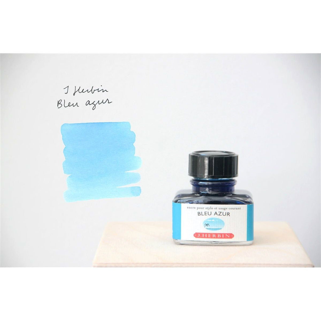J. Herbin Fountain Pen Ink (30mL) - Bleu Azur