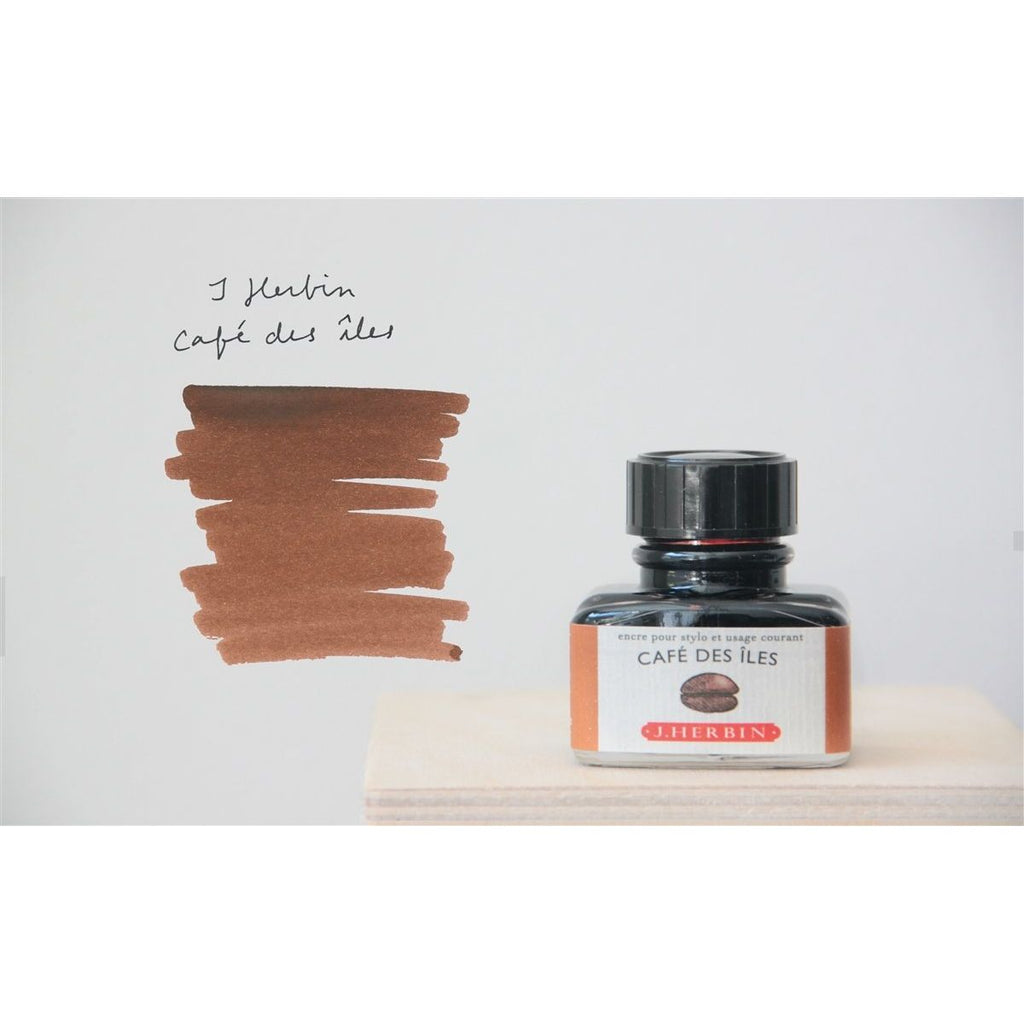 J. Herbin Fountain Pen Ink (30mL) - Cafe Des Iles