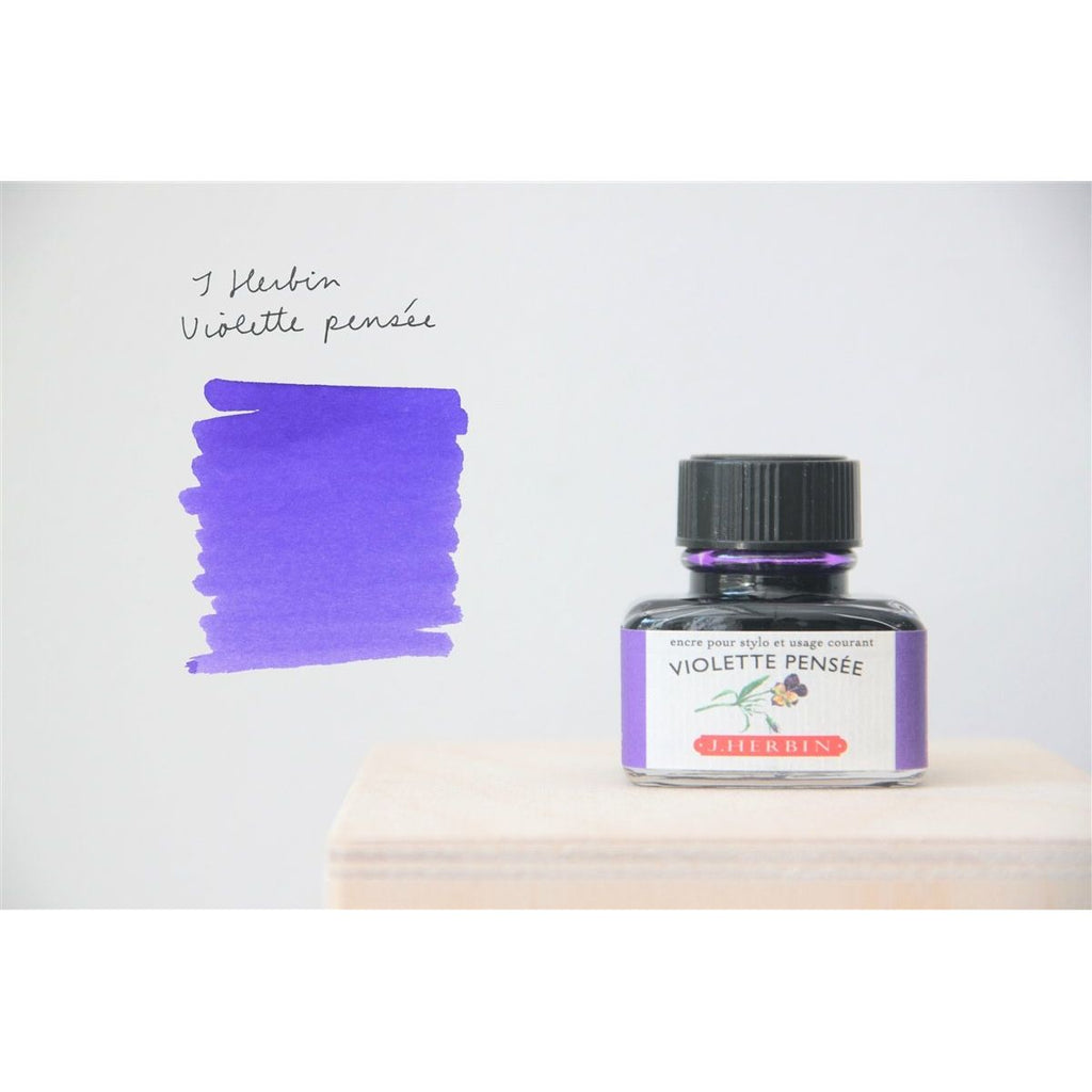 J. Herbin Fountain Pen Ink (30mL) - Violette Pensee
