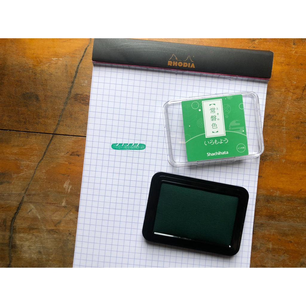 Shachihata - Stamp Pad (1.75 x 2.5") - (HAC-1-G) - Green